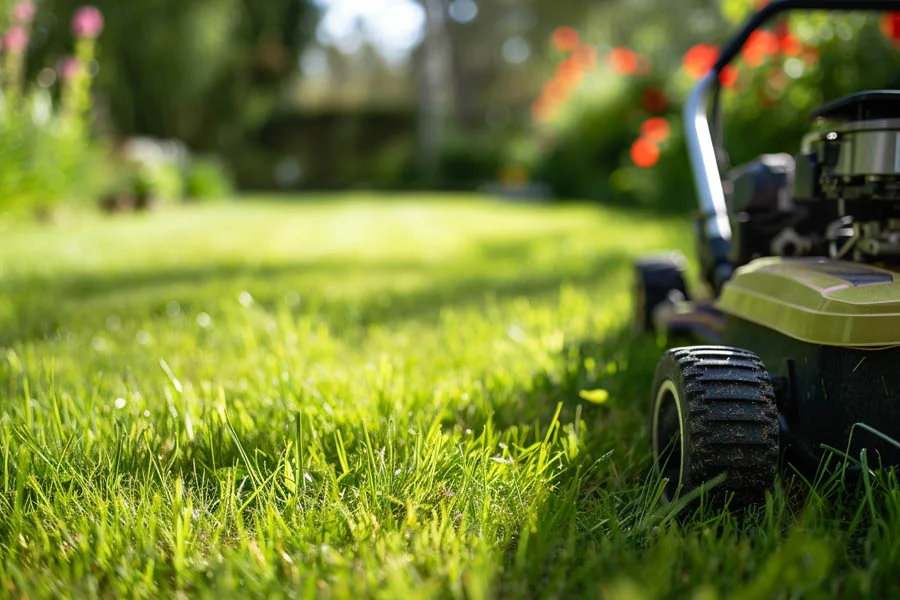 electric mulching mower