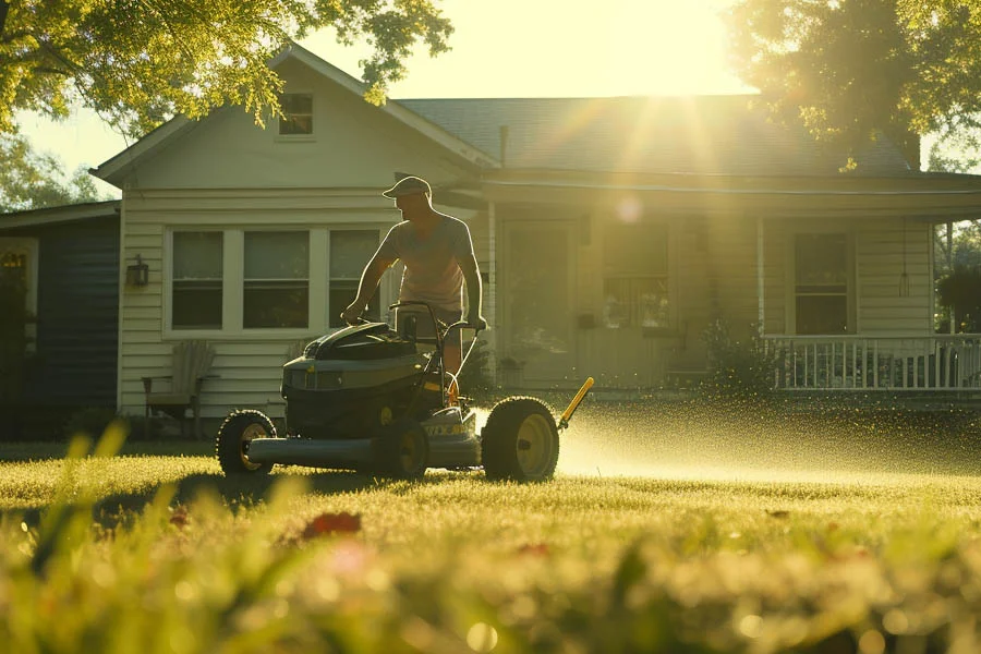 lithium battery powered lawn mowers